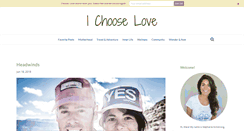 Desktop Screenshot of ichooselove.com
